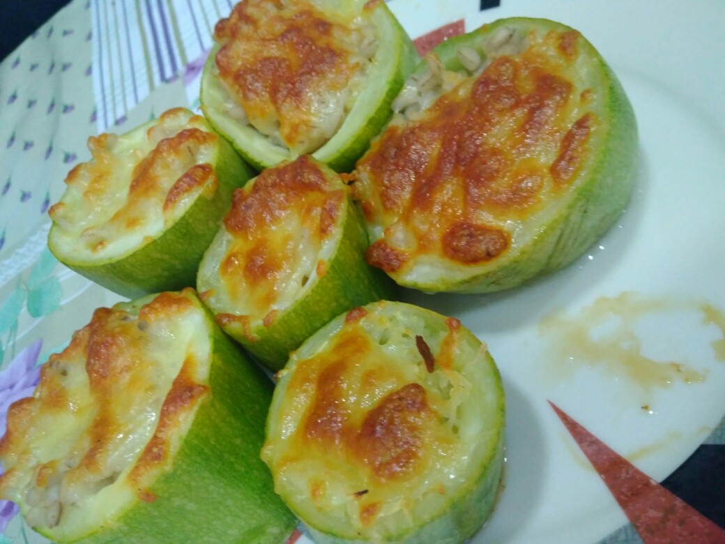 Фаршированные кабачки ПП