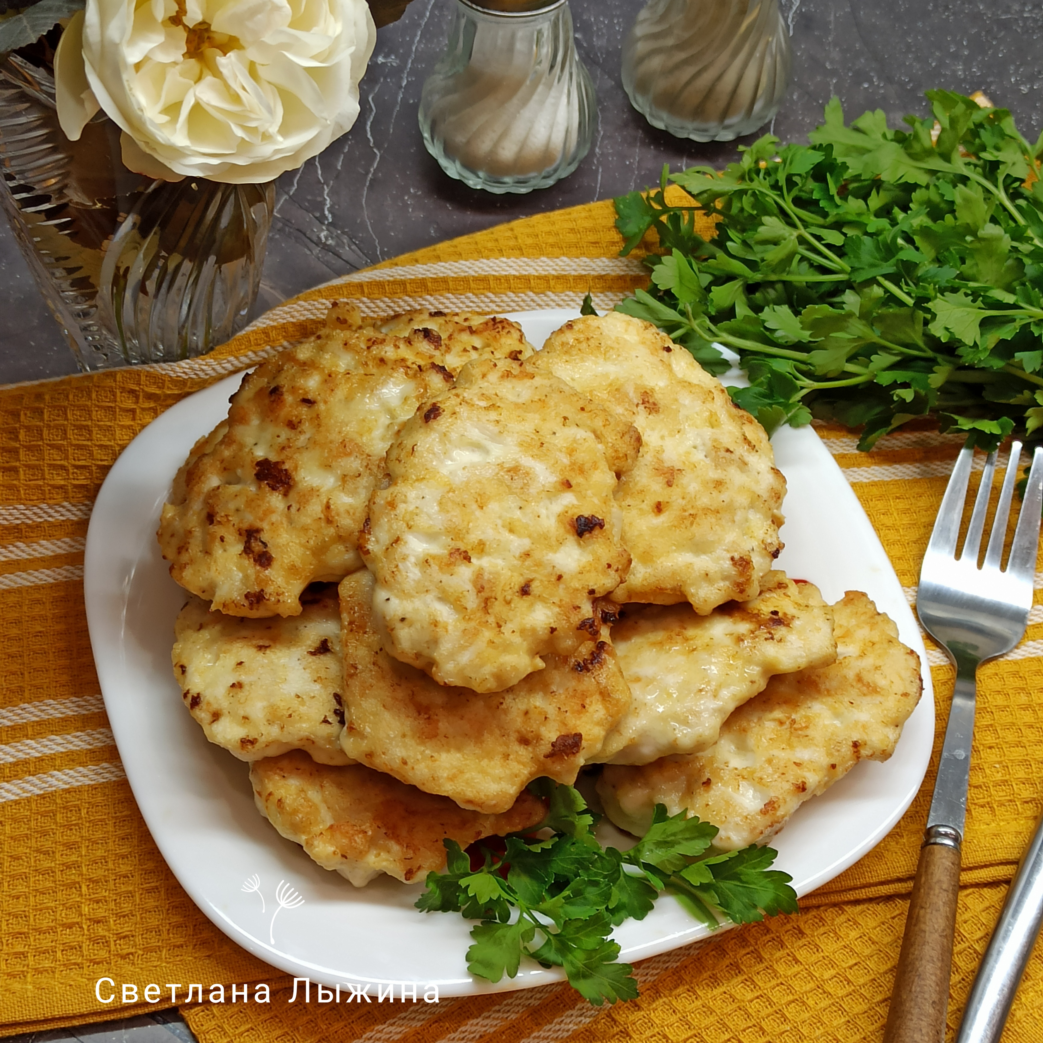 Куриные котлеты из рубленого мяса