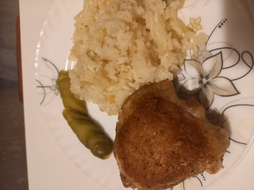 Жареные куриные бёдра