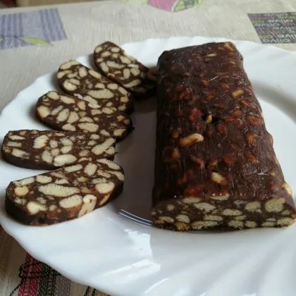 'Шоколадная колбаса с арахисом (вкус детства)'