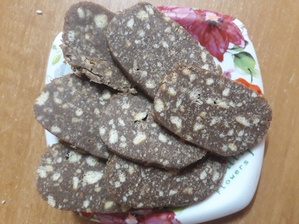 Сладкая колбаса из детсва