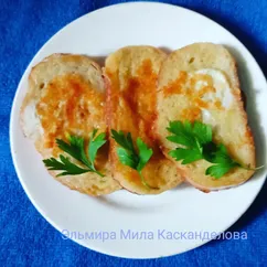 Гренки с сыром