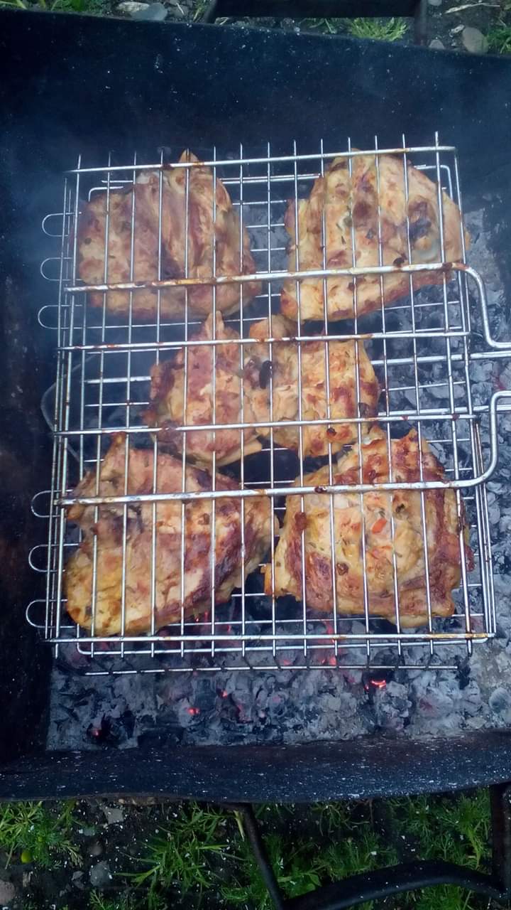 🍗🍶Куриные бедра барбекю