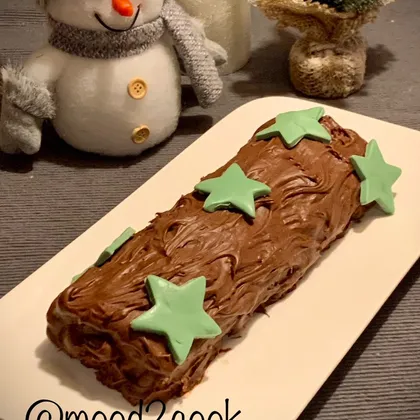 Шоколадный торт «Рождественское полено» | Büche de Noël