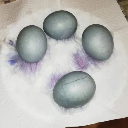 Пасхальные яйца (голубые)