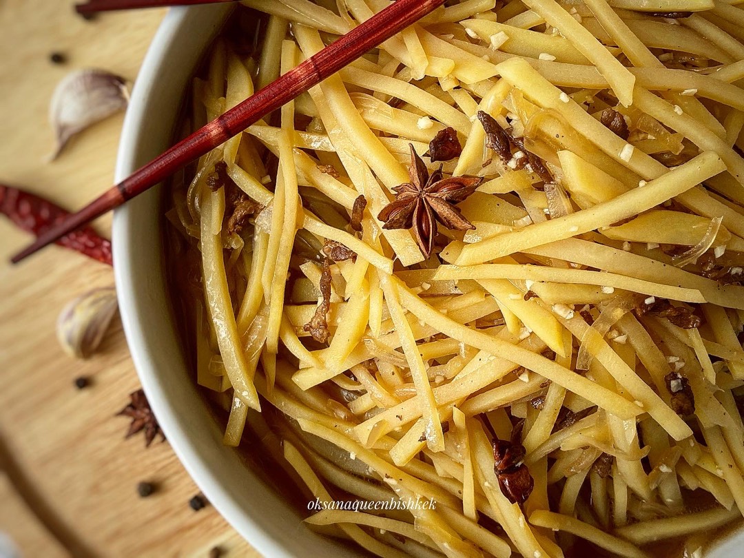 🥔Картошка по-китайски в соусе