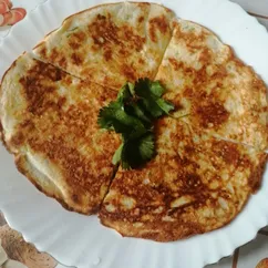 Лепешки с сыром и зеленью