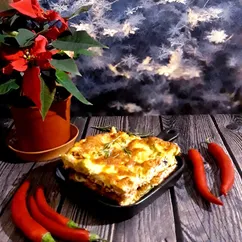 Новогодняя запеканка с горбушей и брокколи 🎄🐟🎄🥦🎄🧀🎄🥚🎄