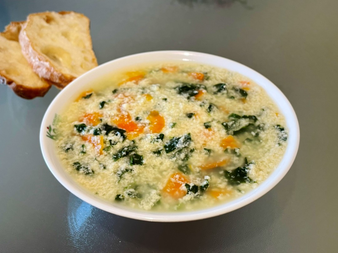 Итальянский яичный суп