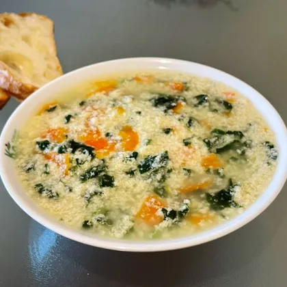 Итальянский яичный суп