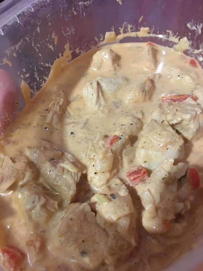 Тушенное филе индейки с овощами 🥕🌶🍆