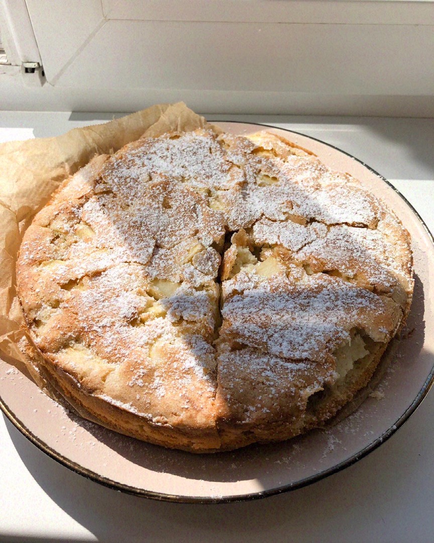 Рецепт шарлотки, с яблоками, в духовке, пошагово с фото - Типичный Кулинар
