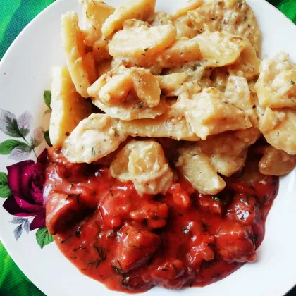 Мясо в соусе