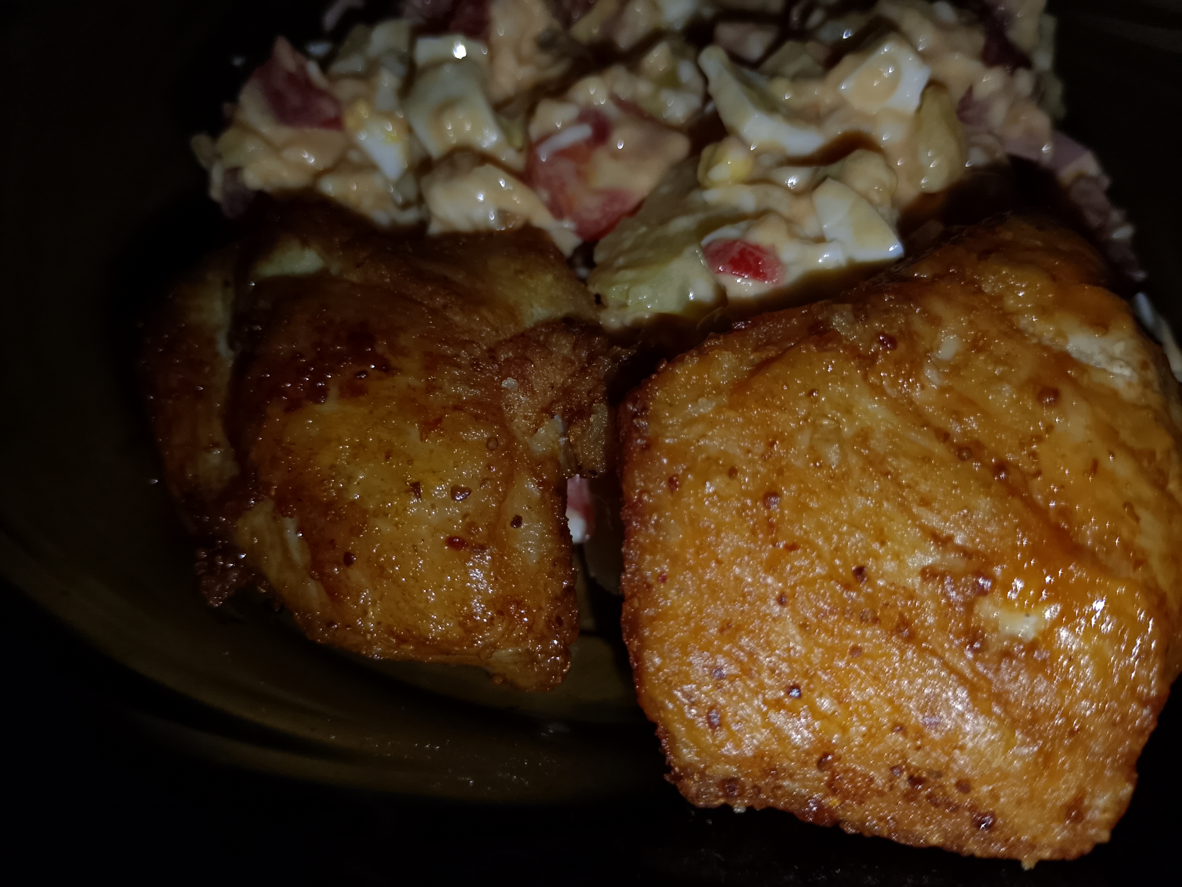 Жареная куриная грудка