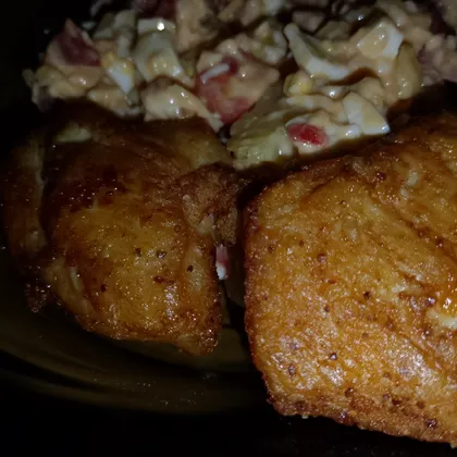 Жареная куриная грудка
