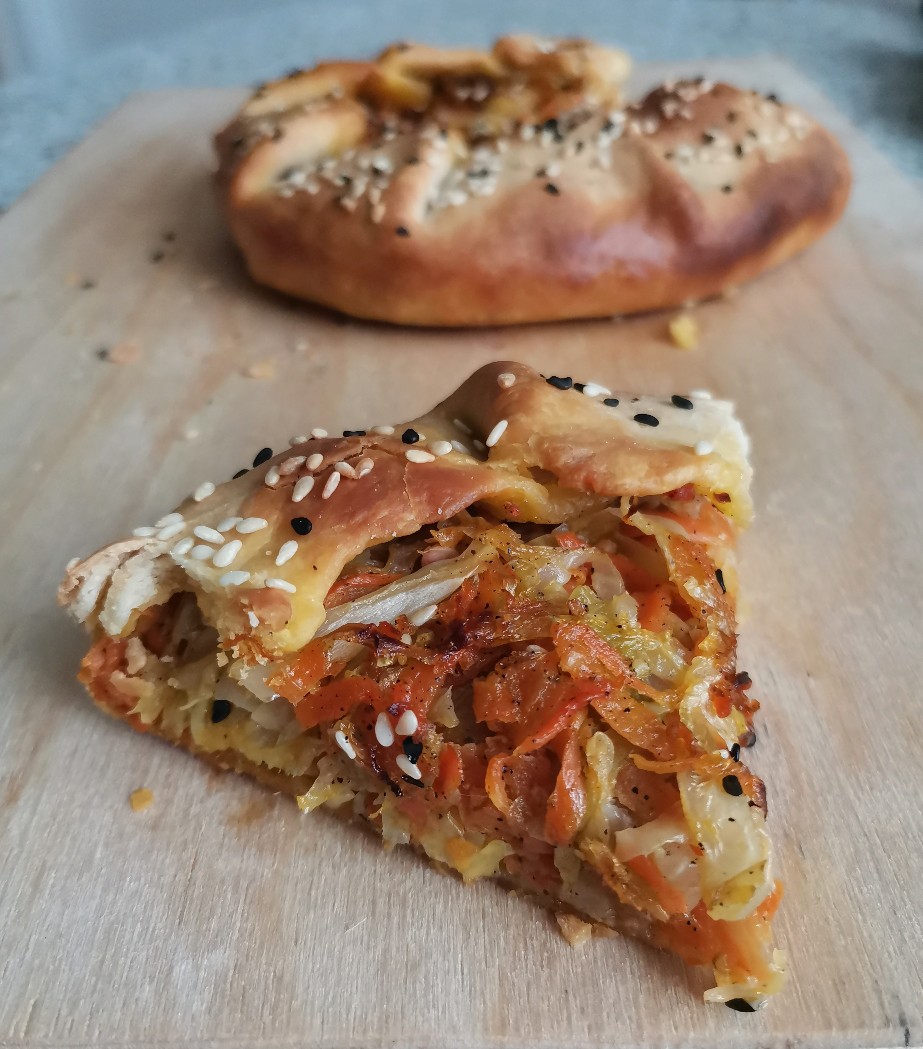 Овощная галета с капустой