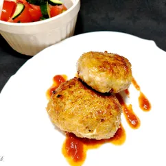 Котлеты из фарша и кабачка