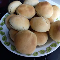 Быстрые булочки без яиц и дрожжей