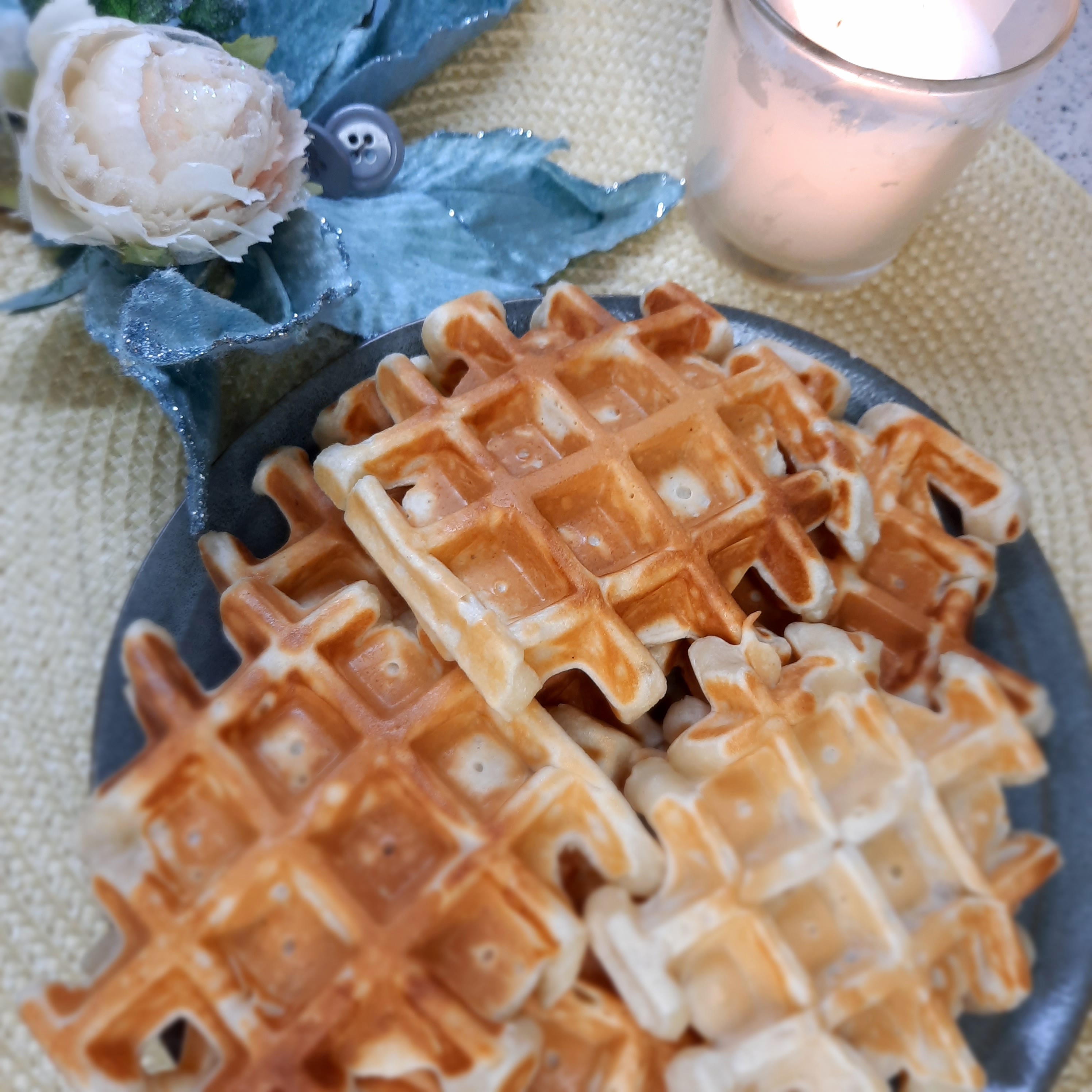 Вафли на кефире