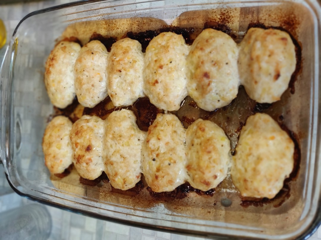 Тефтели для деток (запечённые) 🍖🥕🥔