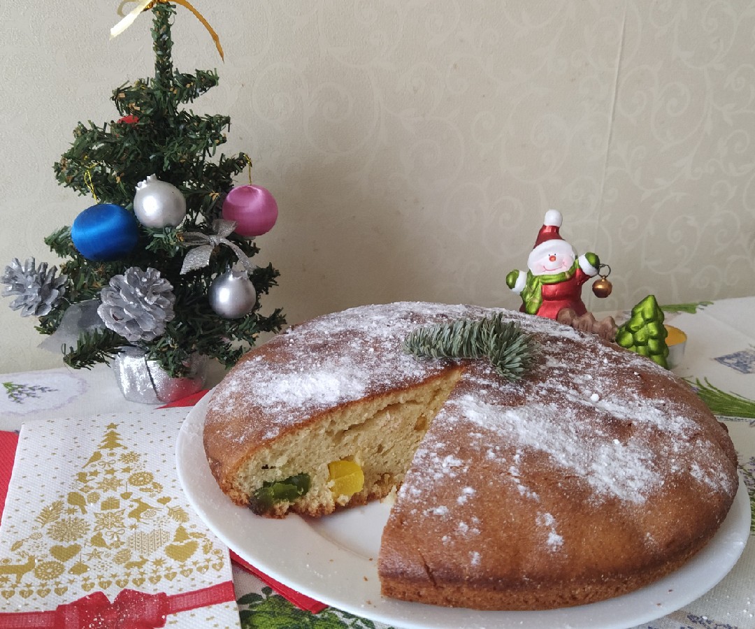 Кекс «Воздушный» с цукатами