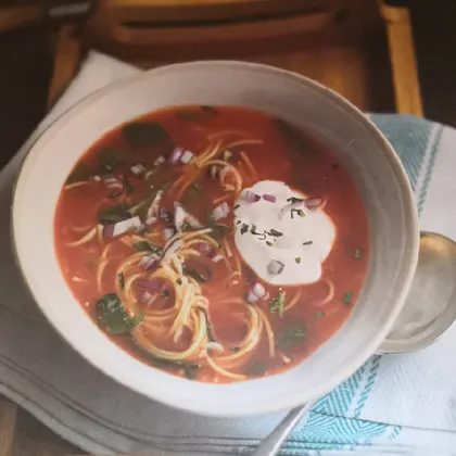 Мексиканский вермешеливый суп