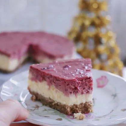 ЧИЗКЕЙК С ЯГОДНЫМ СЛОЕМ | Double-layer berry cheesecake |