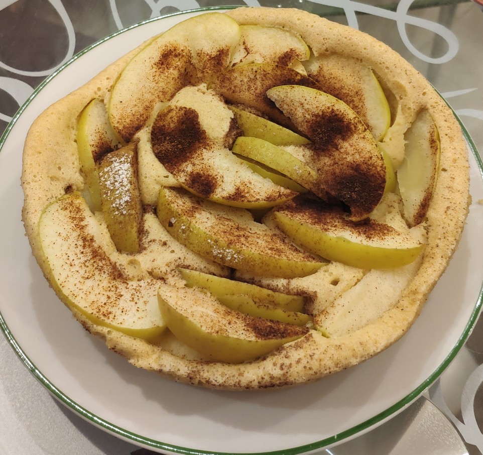 Быстрый яблочный ПП пирог