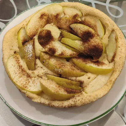 Быстрый яблочный ПП пирог