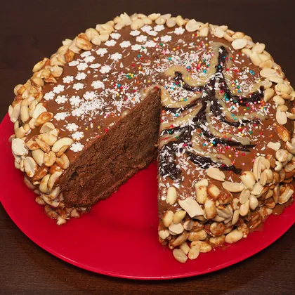 Домашний шоколадный торт в мультиварке