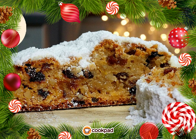 Творожный Штоллен. Quarkstollen
