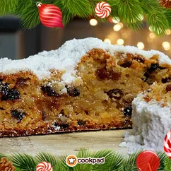 Творожный Штоллен. Quarkstollen