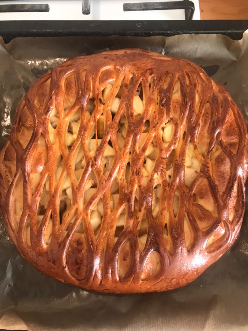 Яблочный пирог (супер-тесто)