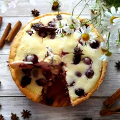 Цветаевский пирог с черешней 🍒🥧