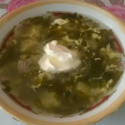 Суп из щавеля #кулинарныймарафон