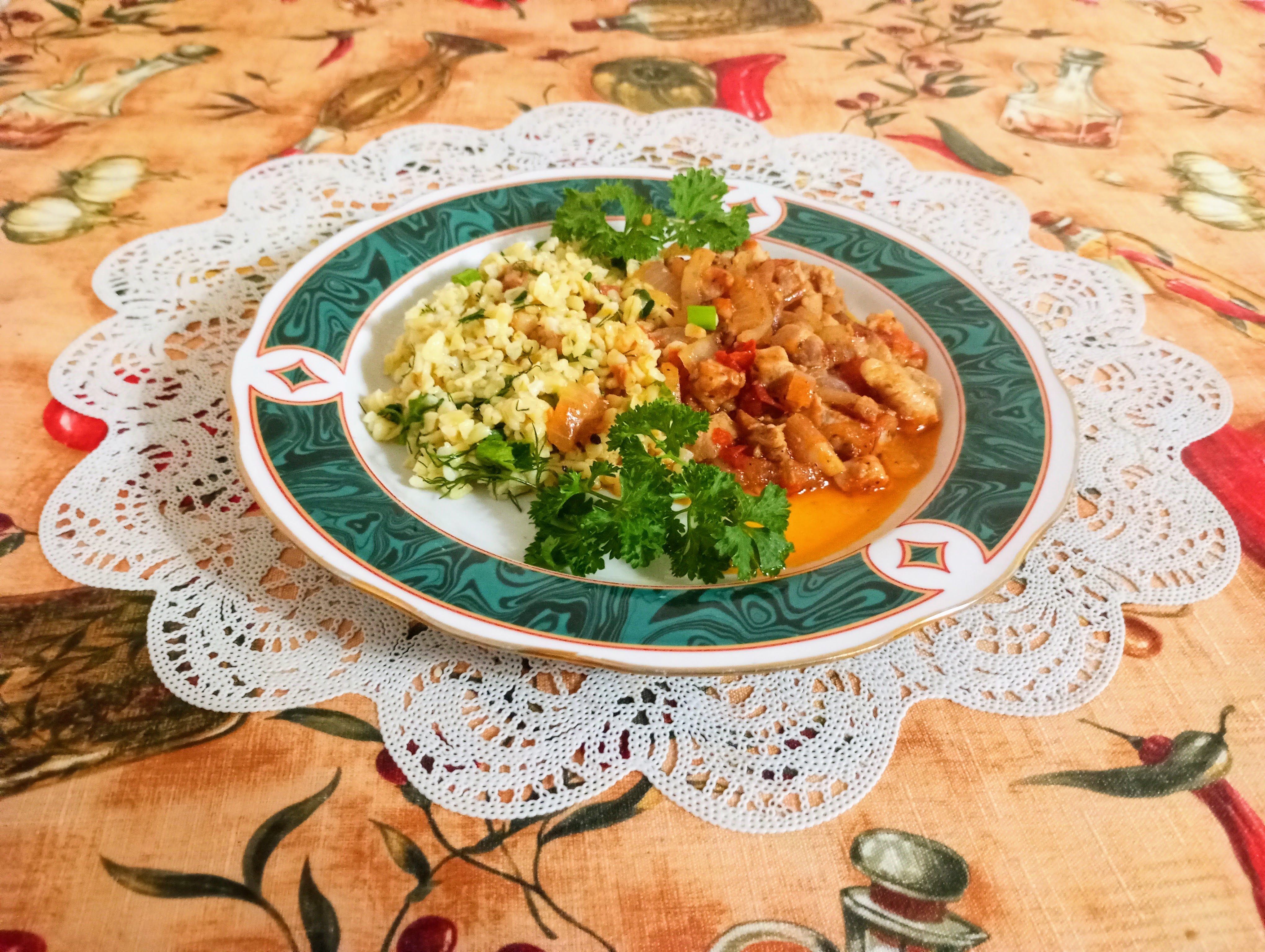 Поджарка из свинины  