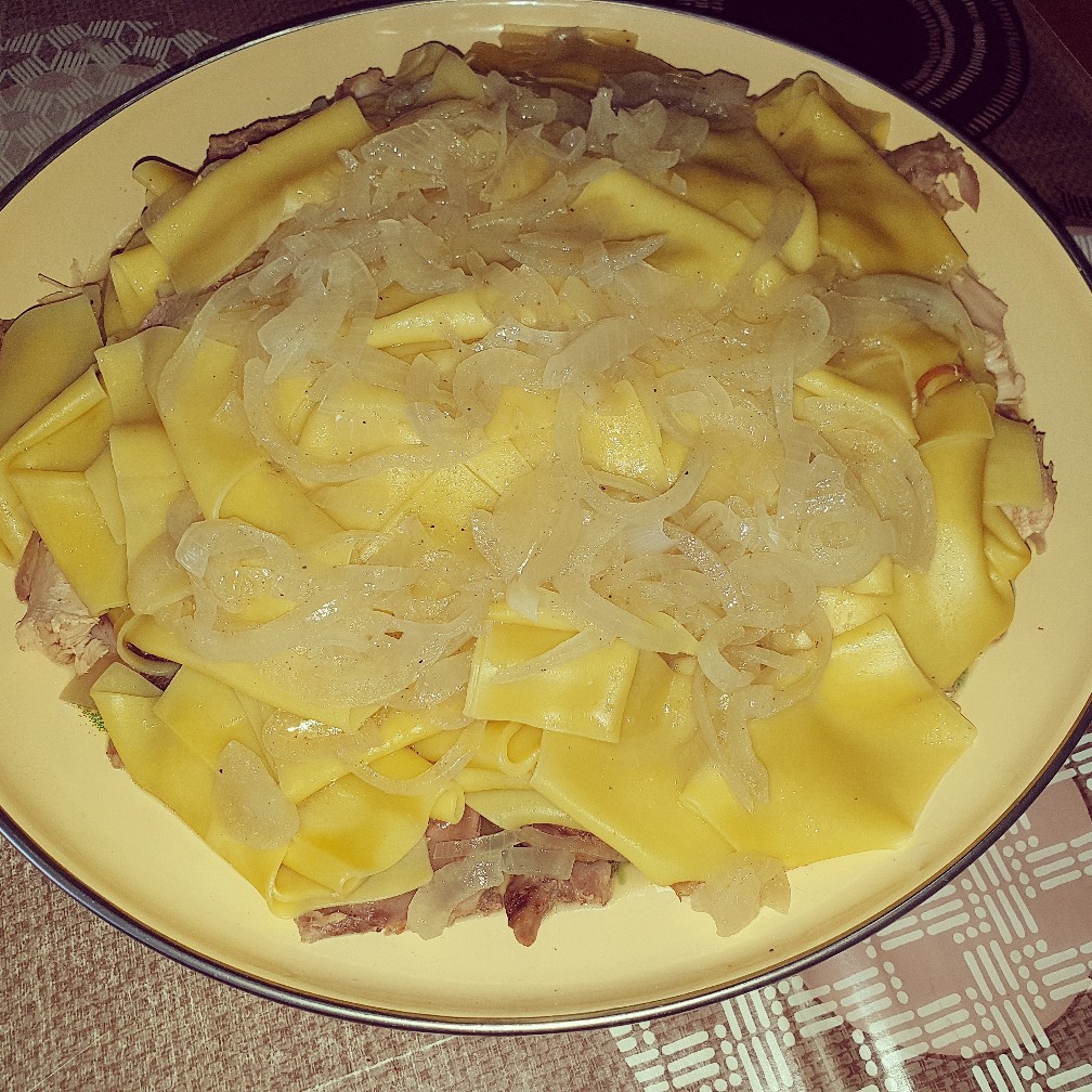 Бешбармак с курицей!