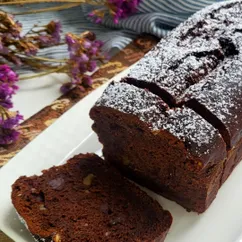 Банановый кекс с шоколадом