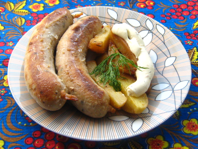 Куриные колбаски - пошаговый рецепт с фото