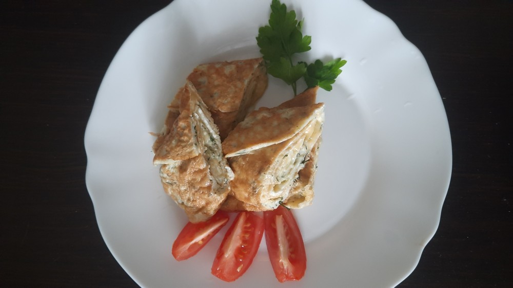 Японский омлет с сыром