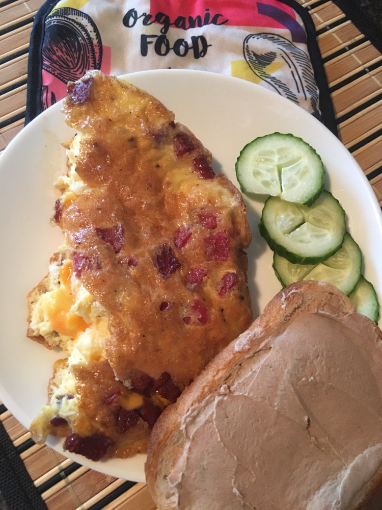 Сытный завтрак мужу