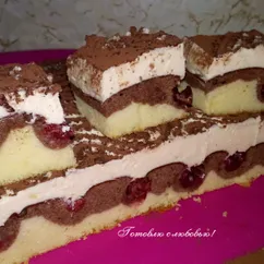 Торт-пирог "Дунайские волны"(Donauwellen Kuchen)