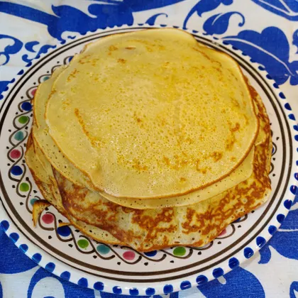 Сладкие блины с пудрой 🥞