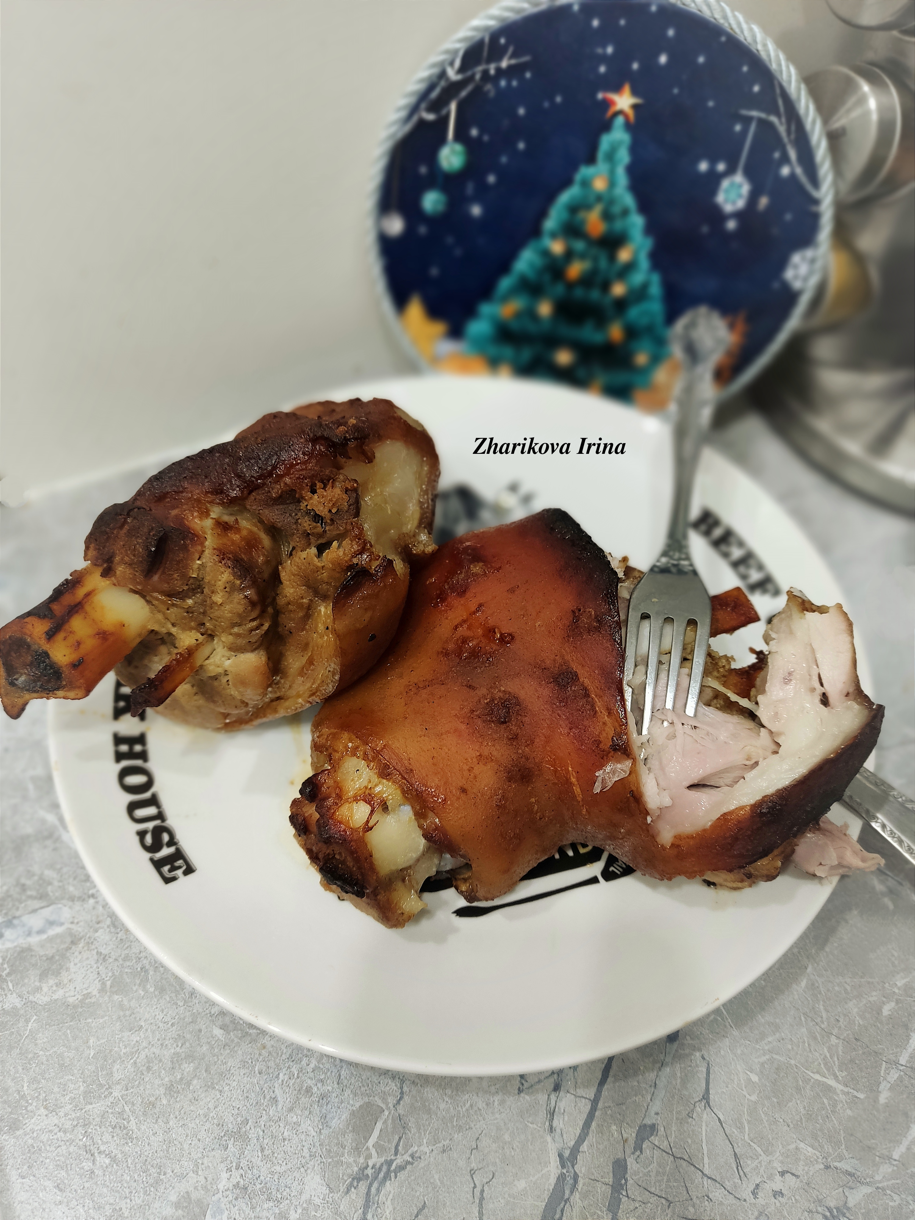 Свиная рулька с картофелем Гратен — пошаговый рецепт приготовления с фото и видео