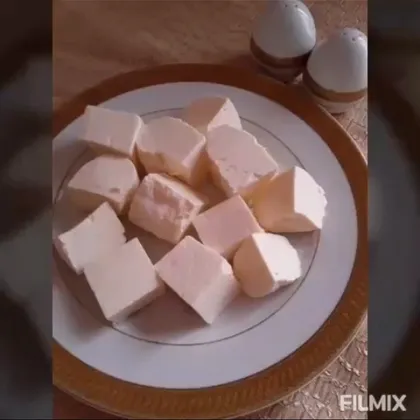 Домашний сыр из молока, сметаны и яиц🥚