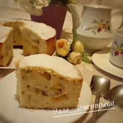 Кекс "Вечерний чай" с мандаринами и грецким орехом