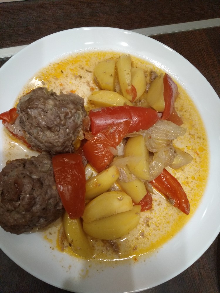 Митболы с овощами ❤️