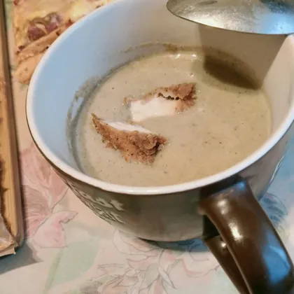 Суп-пюре из шампиньонов🍄