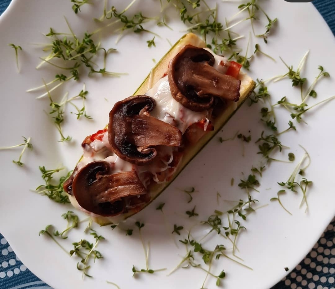 Лодочки из кабачков