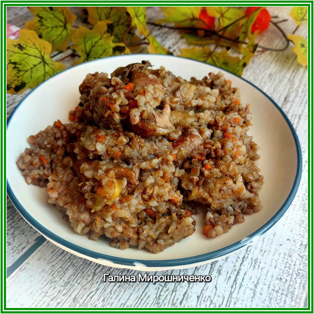 Гречка с курицей в мультиварке